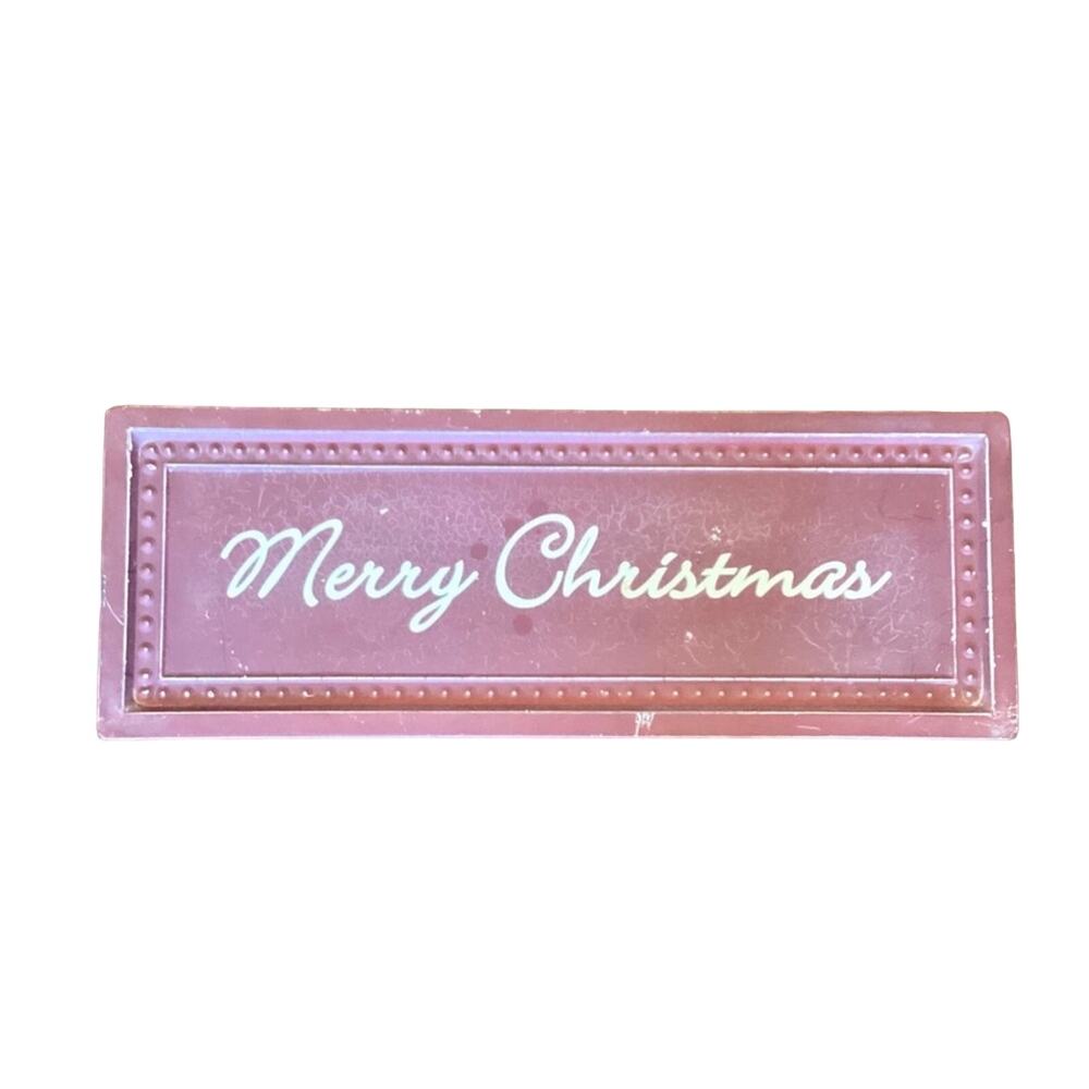 Rustic Tin “Merry Christmas “ Sign